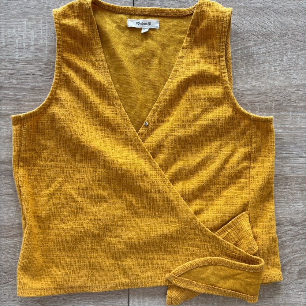Madewell Golden Wrap Vest